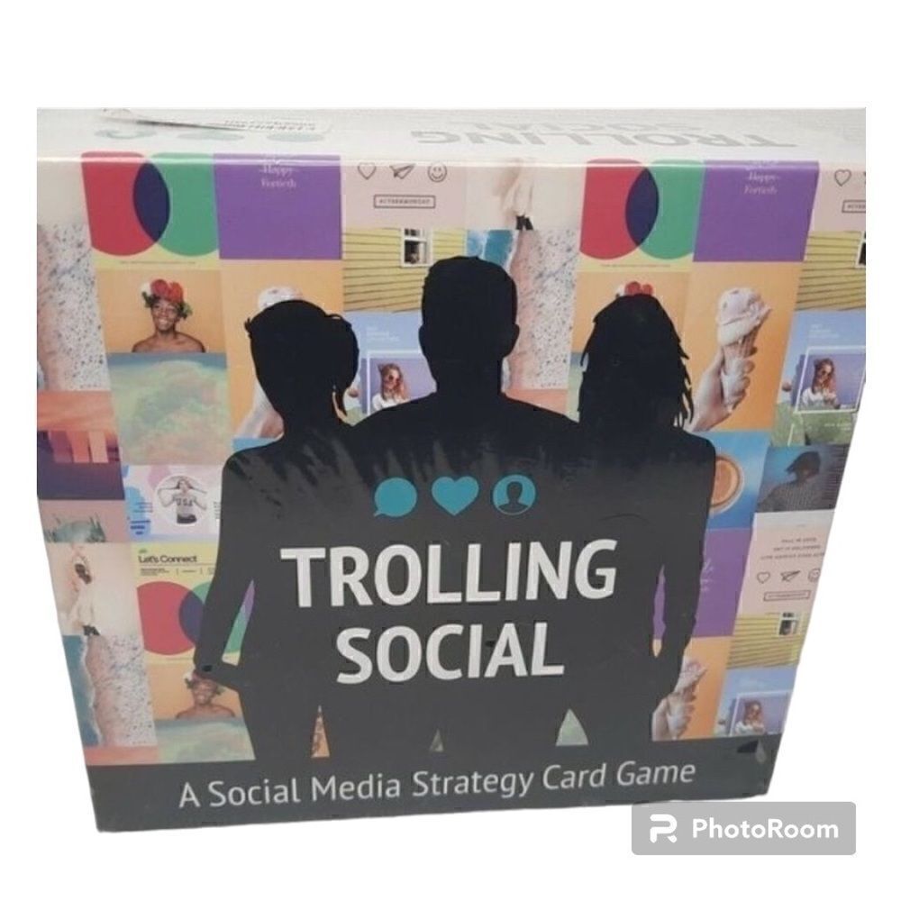 Trolling Social card game NWOT